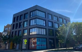Lakeview Corner Retail For Lease at Lincoln & Cornelia – Existing Black Iron